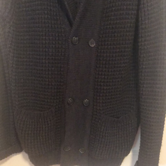Men’s Black Shawl Collar Coleridge Sweater - Picture 3 of 8